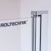 ROLTECHNIK Sprchové dveře jednokřídlé s pevnou částí LZDO1/800 brillant/transparent 226-8000000-00-02