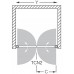 ROLTECHNIK Sprchové dveře dvoukřídlé do niky TCN2/1200 stříbro/intimglass 731-1200000-01-02