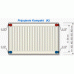 KORAD deskový radiátor typ 21K 600 x 1600, 216001600K