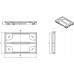 ACO Self Vario 2.0 Vana 75 x 50 cm, H80, polymerbeton/PP 3003042