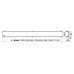 ALCAPLAST GLASS - Rošt pro liniový podlahový žlab 1050mm (sklo bílé) GL1200-1050