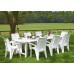 ALLIBERT SPRING zahradní židle, 59 x 67 x 88 cm, bílá 17186172