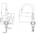 ALVEUS Set CORTINA 20 dřez 450x500mm + baterie TONIA, černá