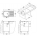 ALVEUS BASIC 170 FI 90 kuchyňský dřez nerez, 780 x 435 mm, satin 1085986
