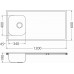 ALVEUS CLASSIC PRO 90 kuchyňský dřez nerez, 1200 x 600 mm, satin 1130473