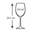 BANQUET CRYSTAL Leona sklenice na bílé víno, 340ml, 6ks, 02B4G006340