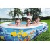 BESTWAY Family Pool Nafukovací bazén Mořská laguna, 262 x 157 x 46 cm 54118