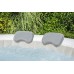 BESTWAY Lay-Z-Spa Xtras Opěrka hlavy do vířivek 2 ks, 23 x 13 x 5 cm 60316