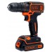 Black & Decker BDCDC18BAFC Aku vrtačka (30Nm/18V/2x1,5Ah) s příslušenstvím