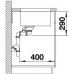 BLANCO Andano 340/180-U dřez nerezový hedvábný lesk bez táhla 522979