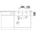 BAZAR BLANCO Andano 340/340-U dřez nerezový hedvábný lesk bez táhla 522983 ROZBALENO!!