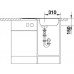 BLANCO set FLEX Mini nerez přírodní lesk 780 x 435 mm + DARAS-S baterie chrom