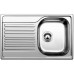 BLANCO set TIPO 45 S Compact nerez profilovaný 780 x 500 mm 513675 + TIVO baterie chrom 517599