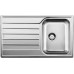 BLANCO set LIVIT 45 S Salto nerez kartáčovaný 860 x 500 mm 514786 + TIVO-S baterie chrom 517648