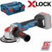 BOSCH GWX 18V-10 SC Professional Aku úhlová bruska s X-LOCK, 125 mm, bez aku 06017B0400