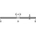 BOSCH X-LOCK Expert for Inox+Metal Plochý řezný kotouč, 125×1×22,23mm 2608619264