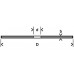 BOSCH X-LOCK Standard for Inox Plochý řezný kotouč, 115×1×22,23 mm, 10ks 2608619266