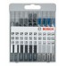 BOSCH 10dílná sada pilových plátků pro kmitací pily Basic for Metal and Wood 2607010630