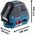 BOSCH GLL 3-50 Čárový laser 0601063800