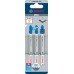 BOSCH Pilový plátek PRO Metal medium T121AFC pro přímočaré pily, 92 mm, 3 ks 2608655105