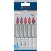 BOSCH Pilový plátek pro přímočaré pily PRO Plastics PP clean T102D, 100 mm, 5 ks 2608667444