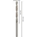 BOSCH Vrták do kovu PRO Metal HSS-G standardní délky, 6,1 × 63 × 101 mm, 10 ks 2608585497