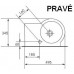 CERSANIT NANO 50 umyvadlo asymetrické, pravé K19-005