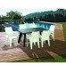 ALLIBERT SPRING zahradní židle, 59 x 67 x 88 cm, bílá 17186172