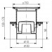 Podlahová vpusť DN 110 (PV110N-L4) celonerez s límcem 441L