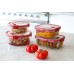 CURVER SMART COOK 0,7L dóza 15 x 15 x 7 cm transparentní/červená 00115-472