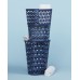 CURVER OCEANA 55L Koš na špinavé prádlo 42,6 x 34,5 x 60,1 cm, modrá 00520-Z99