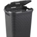 CURVER STYLE 60L Koš na špinavé prádlo 44,8 x 61,5 x 34,1 cm, tmavě šedý 00707-308