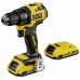 DeWALT DCD708D2T Aku bezuhlíková vrtačka (65Nm/18V/2x2,0Ah) kufr Tstak