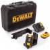 DeWALT DCE0811D1G Křížový laser 2x360° zelený, XR (10,8V/1x2,0 Ah) kufr Tstak