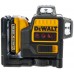 DeWALT DCE089D1R Aku křížový laser 3x360° červený paprsek (1x2,0Ah/10,8V 30/60m)