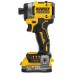 DeWALT DCF860E2T Aku kompaktní rázový šroubovák XR (18V/282Nm/2x1,7Ah) kufr Tstak