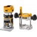 DeWALT DCW604NT Aku kombinované frézka XR (8mm/18V/bez aku) kufr Tstak