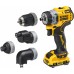 DeWALT DCD703L2T Aku vrtačka s multifunkční hlavou (57 Nm/12V/2x3,0Ah) kufr Tstak