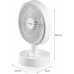 DOMO Stolní USB aku ventilátor s oscilací DO8151