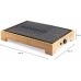 DOMO Bamboo Style Stolní elektrický gril Plancha (42x28cm/1800W) DO9271G