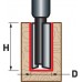 EXTOL PREMIUM fréza drážkovací do dřeva, D12,7xH25, stopka 8mm 8802113