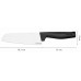 Fiskars Hard Edge Nůž Santoku, 16cm 1051761