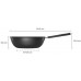 Fiskars Hard Face Wok hluboká pánev 28cm 1075523