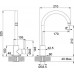 Franke SET G134 granitový dřez BFG 611 šedý kámen + baterie FC 650.031 chrom