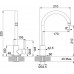 Franke SET G56 granitový dřez BFG 611-78 sahara + baterie FC 650 chrom 114.0323.877