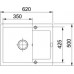 Franke SET G70 granitový dřez MRG 611-62 grafit+baterie FC 7486 grafit 114.0365.238