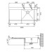 VÝPRODEJ Franke Planar PPX 211/611/7 TL, 1000x512 mm, nerezový dřez, 127.0203.465 POŠKOZENÝ LEM. OHLÉ ROHY!!!