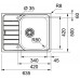 Franke Spark SKN 611-63, 635×500mm, dřez nerez 101.0612.524