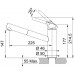 Franke FC 3055.085 ORBIT Dřezová baterie s vytahovací koncovkou, p. melír 115.0623.136