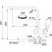 Franke FC 5489.501 ATLAS NEO SENSOR Dřezová baterie bez sprchy, celonerez 115.0625.489